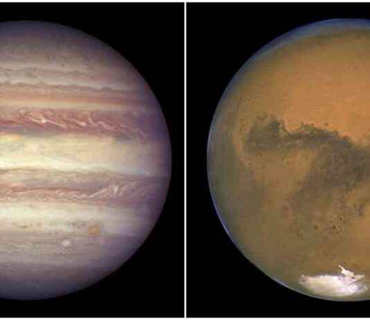 Rare Celestial Dance: Mars and Jupiter Align in Spectacular Show news-13082024-125428