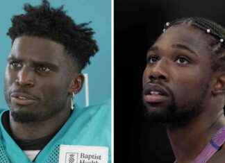 NFL’s Tyreek Hill Challenges World’s Fastest Man Noah Lyles to a Race news-14082024-105806