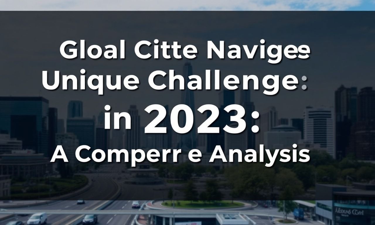 Global Cities Navigate Unique Challenges in 2023: A Comparative Analysis Global Cities Navigate Unique Challenges in 2023: A Comparative Analysis