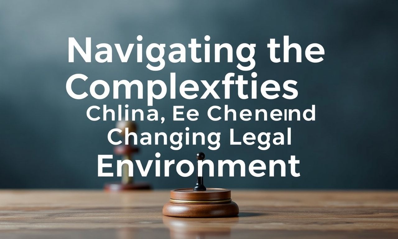 Navigating the Complexities of China’s Evolving Legal Landscape Navigating the Complexities of China's Changing Legal Environment