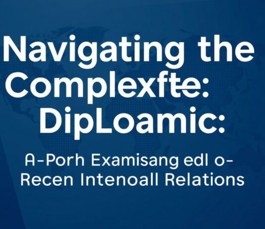 Navigating the Complexities of Global Diplomacy: A Closer Look at Recent International Relations Navigating the Complexities of Global Diplomacy: An In-Depth Examination of Recent International Relations
