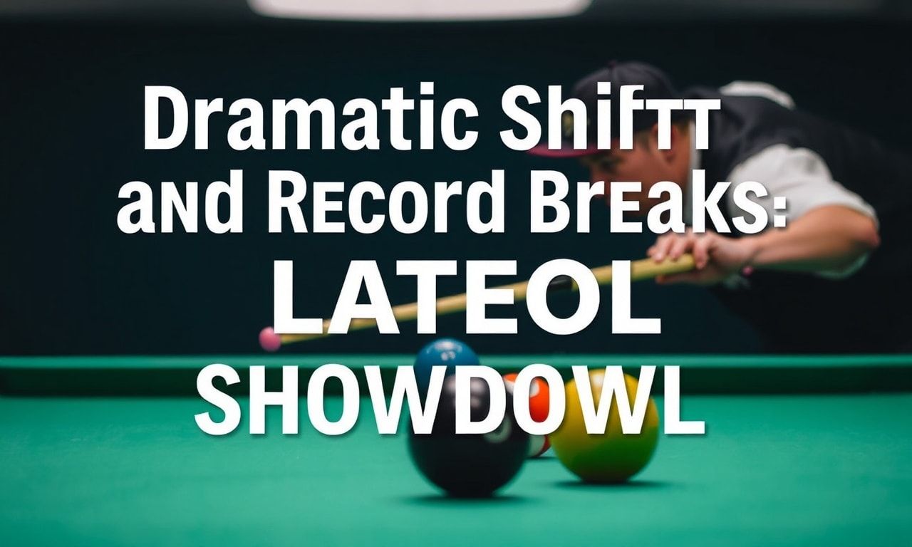 Dramatic Turns and Record Breaks: Latest Pool Showdown Dramatic Shifts and Record Breaks: Latest Pool Showdown