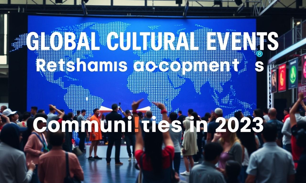 Global Cultural Events Reshaping Communities in 2023 Global Cultural Events Reshaping Communities in 2023