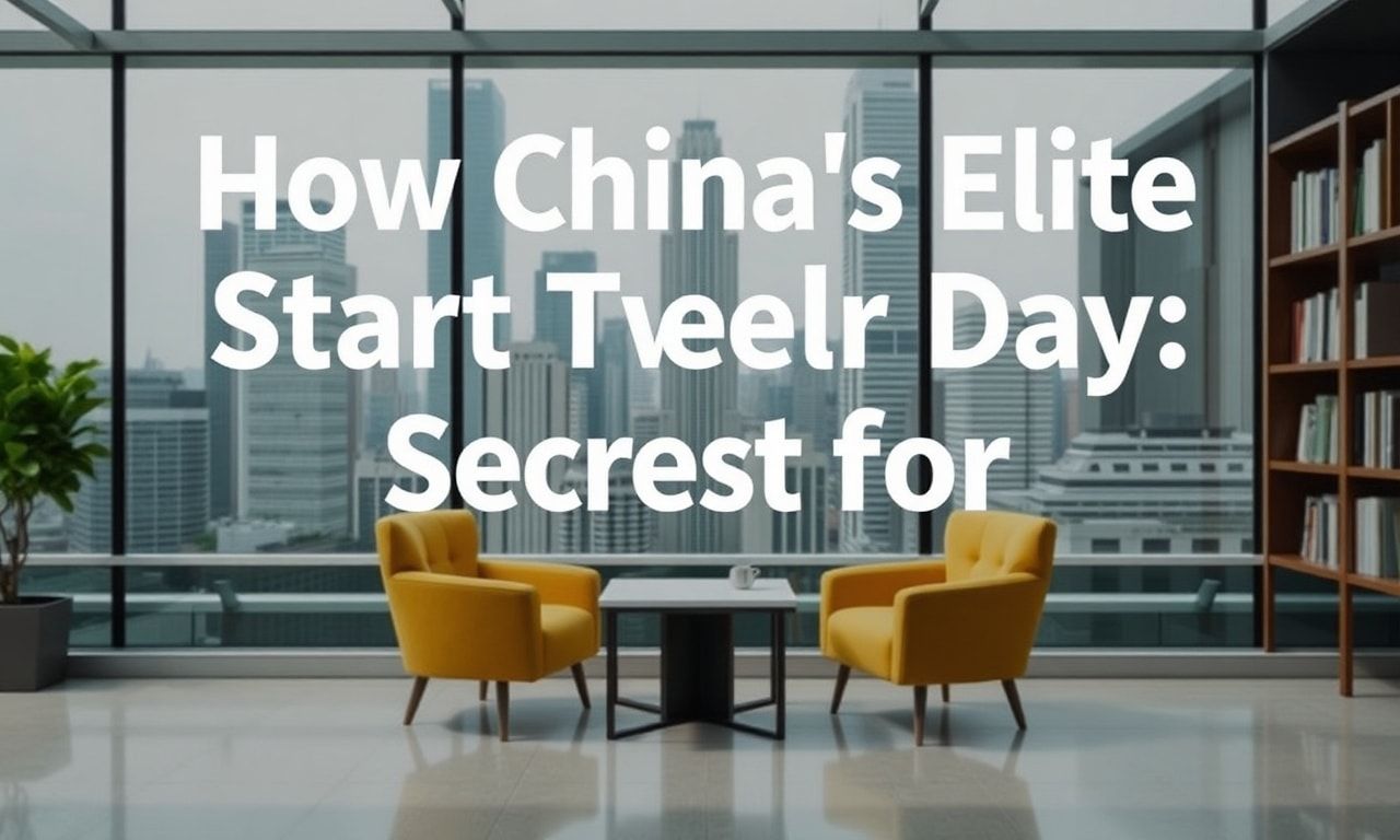 How China’s Elite Start Their Day: Secrets to Success How China's Elite Start Their Day: Secrets to Success