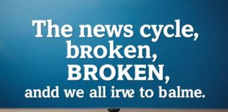 The News Cycle is Broken, and We’re All to Blame The news cycle is broken, and we're all to blame.