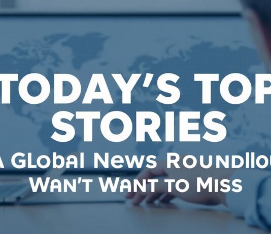 Today’s Top Stories: A Global News Roundup You Can’t Miss Today's Top Stories: A Global News Roundup You Won't Want to Miss